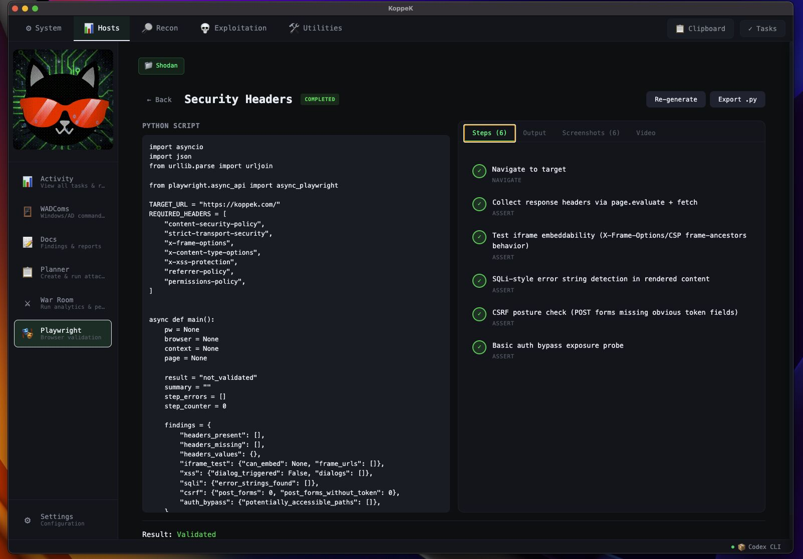 Playwright AI Plan Generation